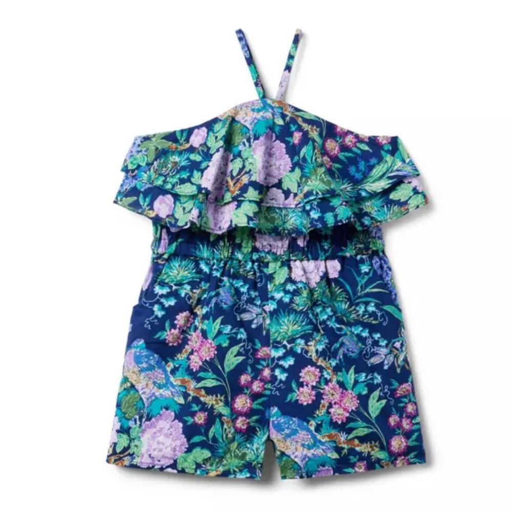 Janie & Jack Floral Romper Size 2T